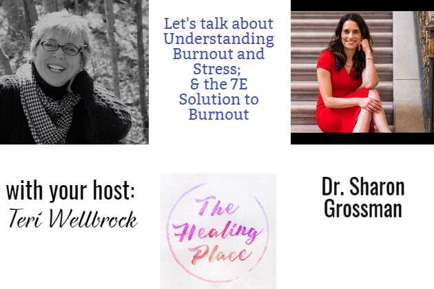 The Healing Place Podcast: Dr. Sharon Grossman – Understanding Burnout; and the 7E Solution to Burnout